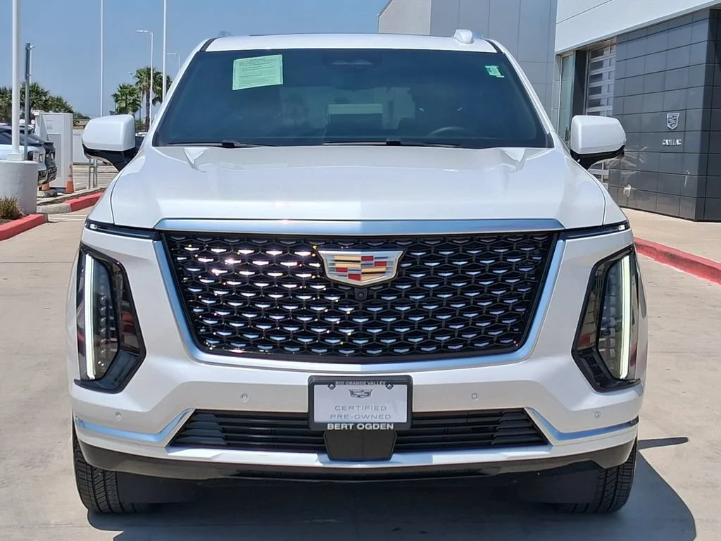 Used 2025 Crystal White Tricoat Cadillac Premium Luxury image 2