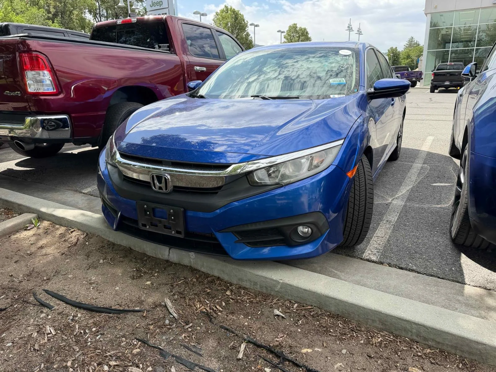 Used 2017 Honda Civic EX-T with VIN 19XFC1F36HE210436 for sale in West Bountiful, UT