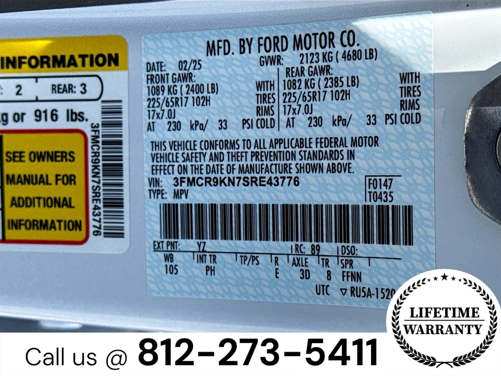 Used 2025 Oxford White Clearcoat Ford Free Wheeling image 31