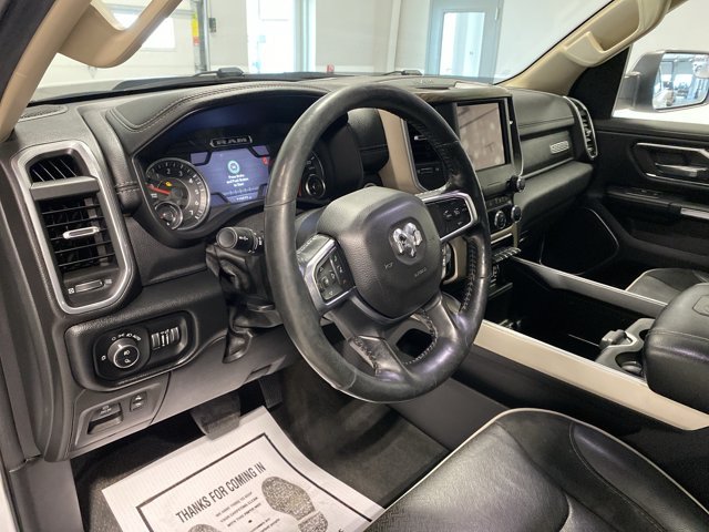 Used 2019 Ivory White Tri-Coat Pearlcoat Ram Laramie image 10