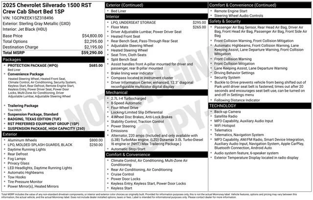 Used 2025 Sterling Gray Metallic Chevrolet RST image 39