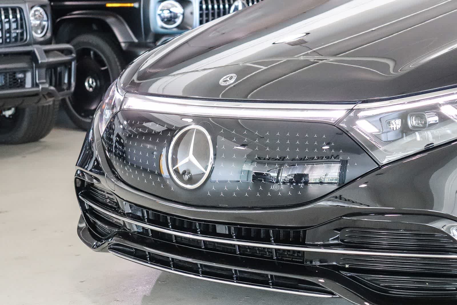 Certified Used 2024 Obsidian Black Metallic Mercedes-Benz EQS 450 image 8