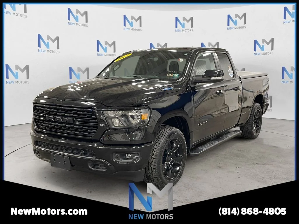 Used 2022 Diamond Black Ram Big Horn/Lone Star image 1