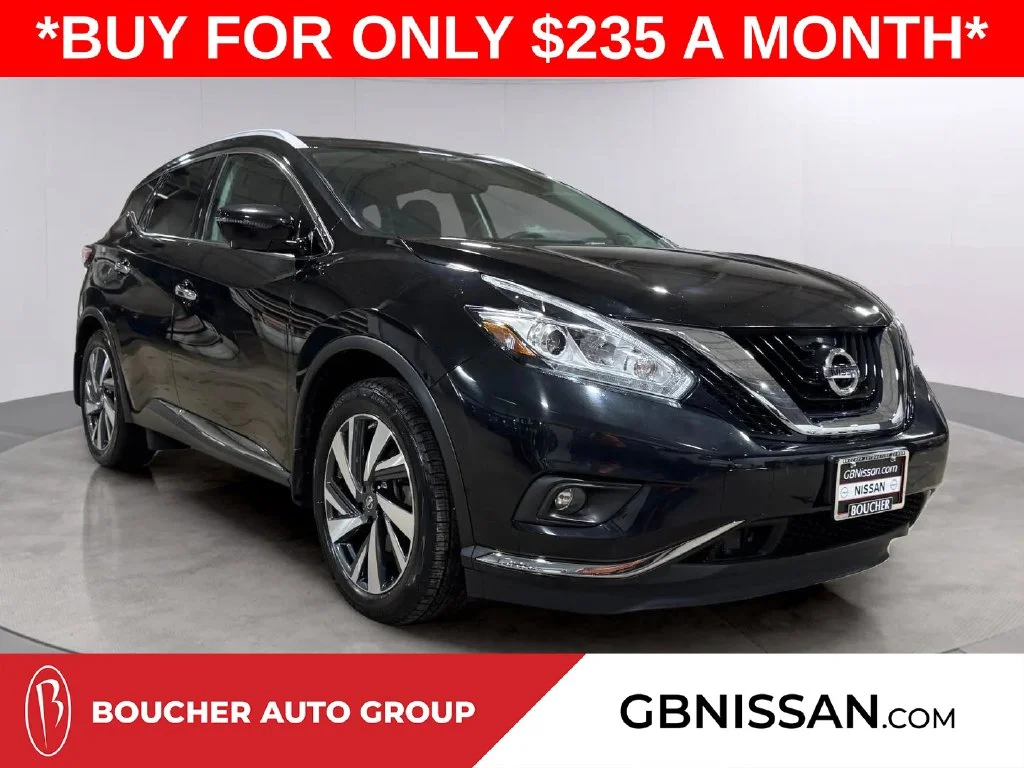 Used 2016 Magnetic Black Metallic Nissan Platinum image 1
