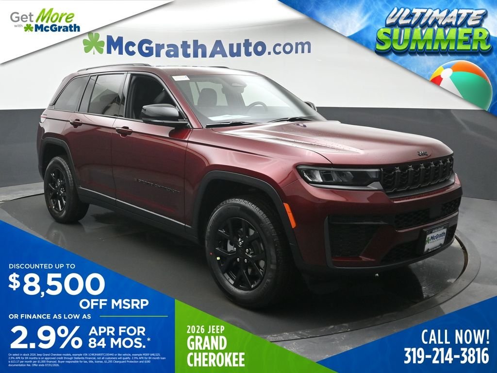 New 2026 Velvet Red Pearl-Coat Exterior Paint Jeep Altitude image 1