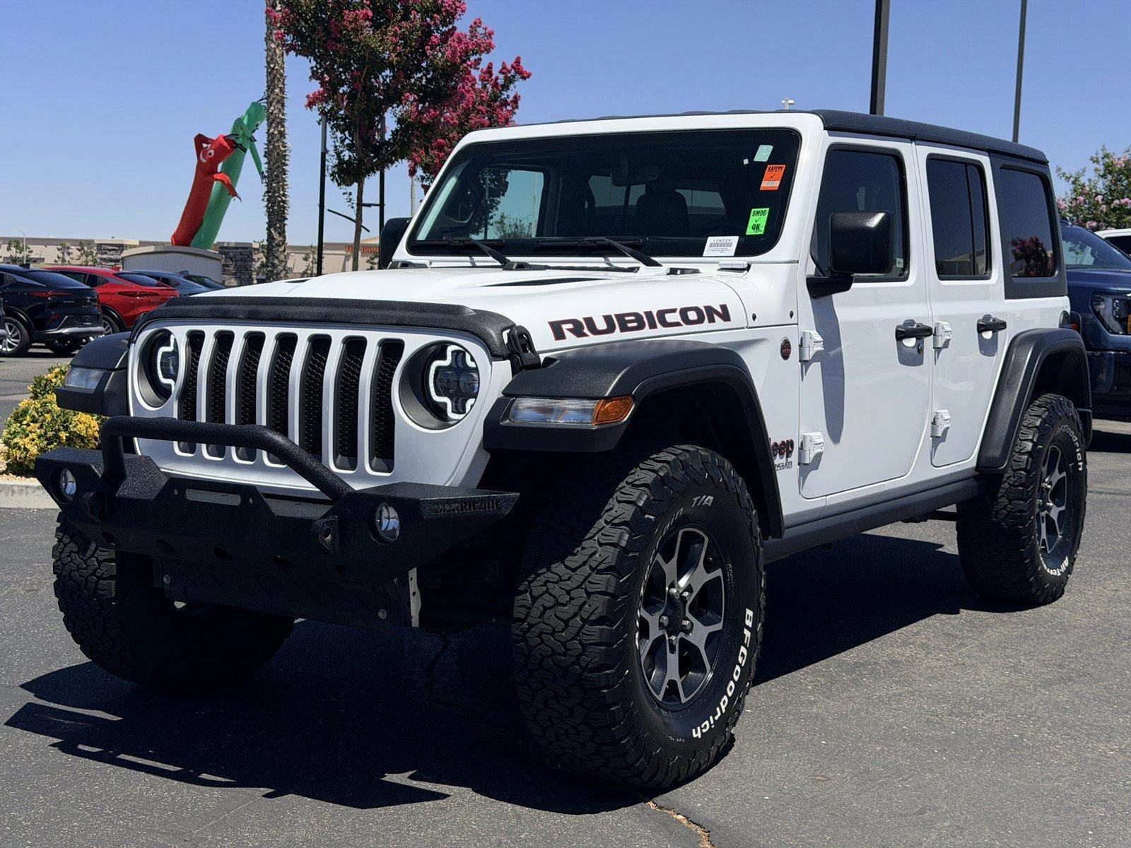 Used 2019 Bright White Clea Jeep Rubicon image 3