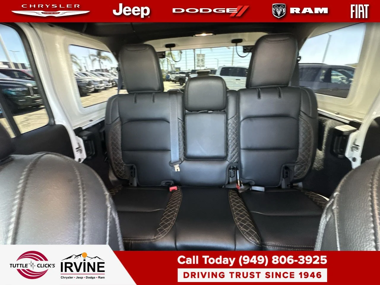 Used 2023 Bright White Clearcoat Jeep High Altitude image 7