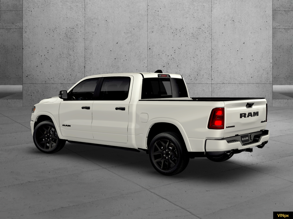 New 2026 Ivory White Tri-Coat Pearl-Coat Exterior Paint RAM Laramie image 3