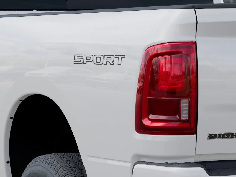 New 2026 Bright White Clear-Coat Exterior Paint RAM Big Horn image 36