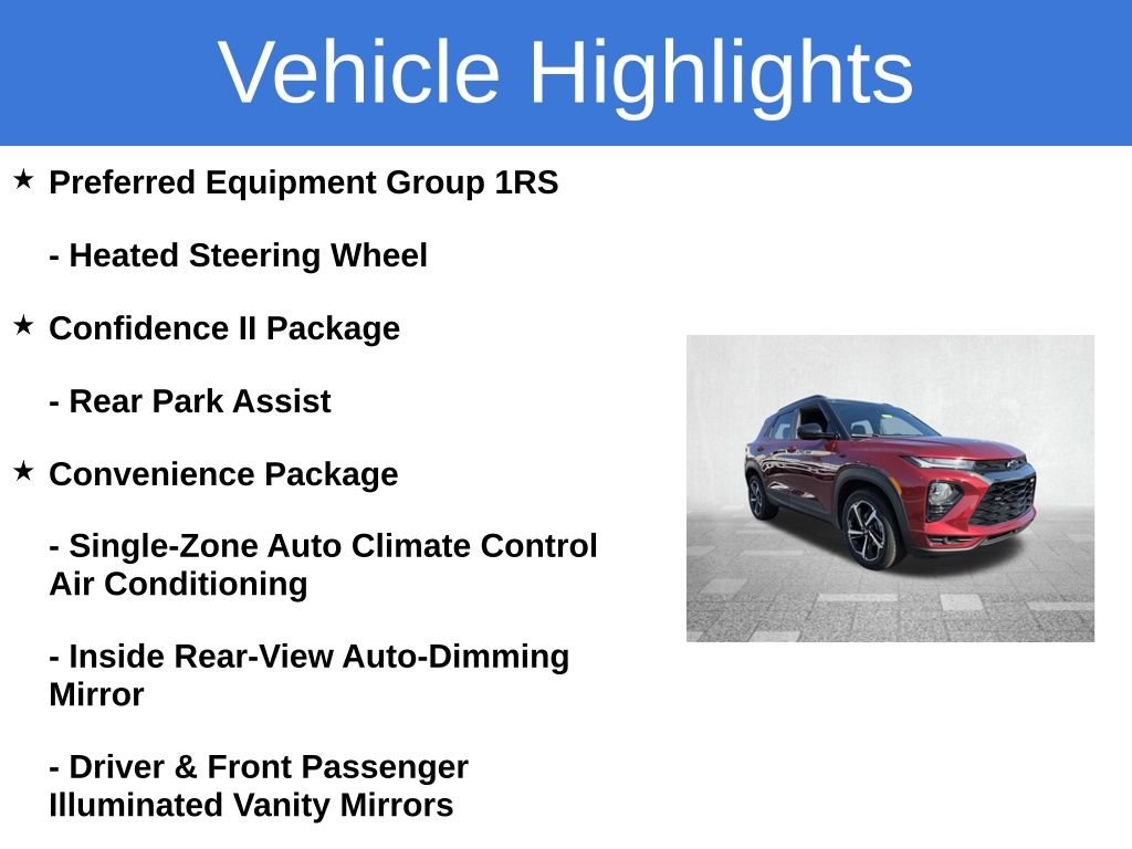 Used 2023 Red Chevrolet RS image 4