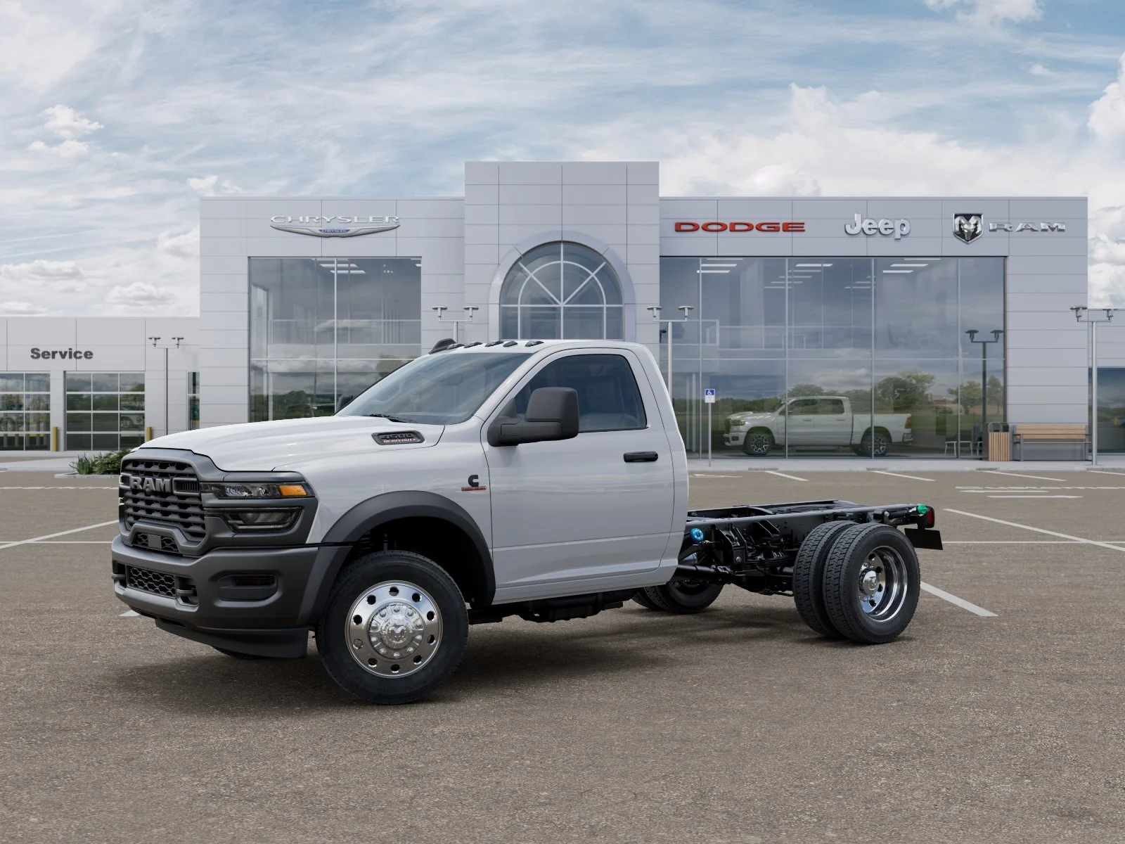 New 2026 Bright White Clear-Coat Exterior Paint RAM Tradesman image 28