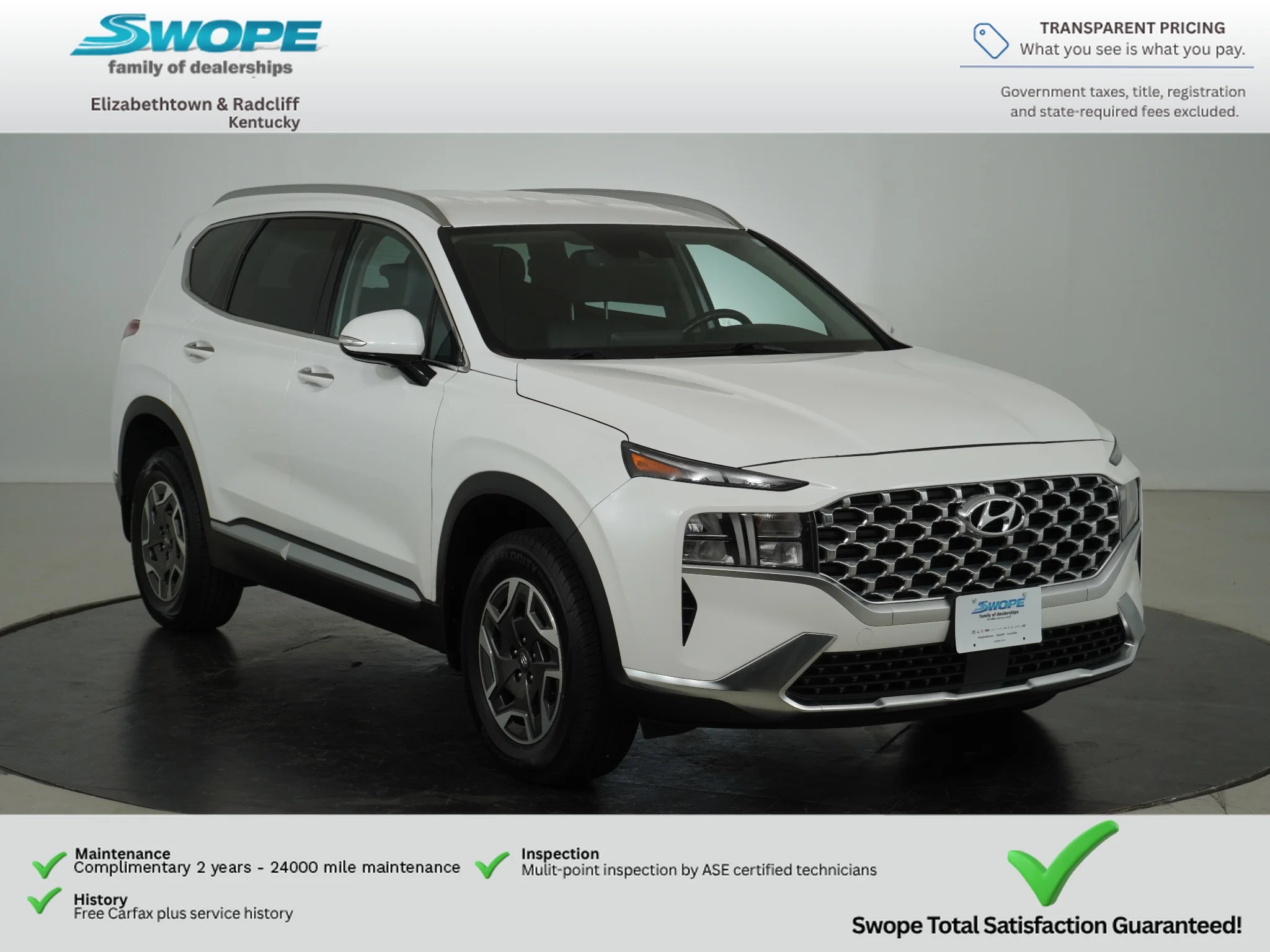 2022 Hyundai Santa Fe Blue