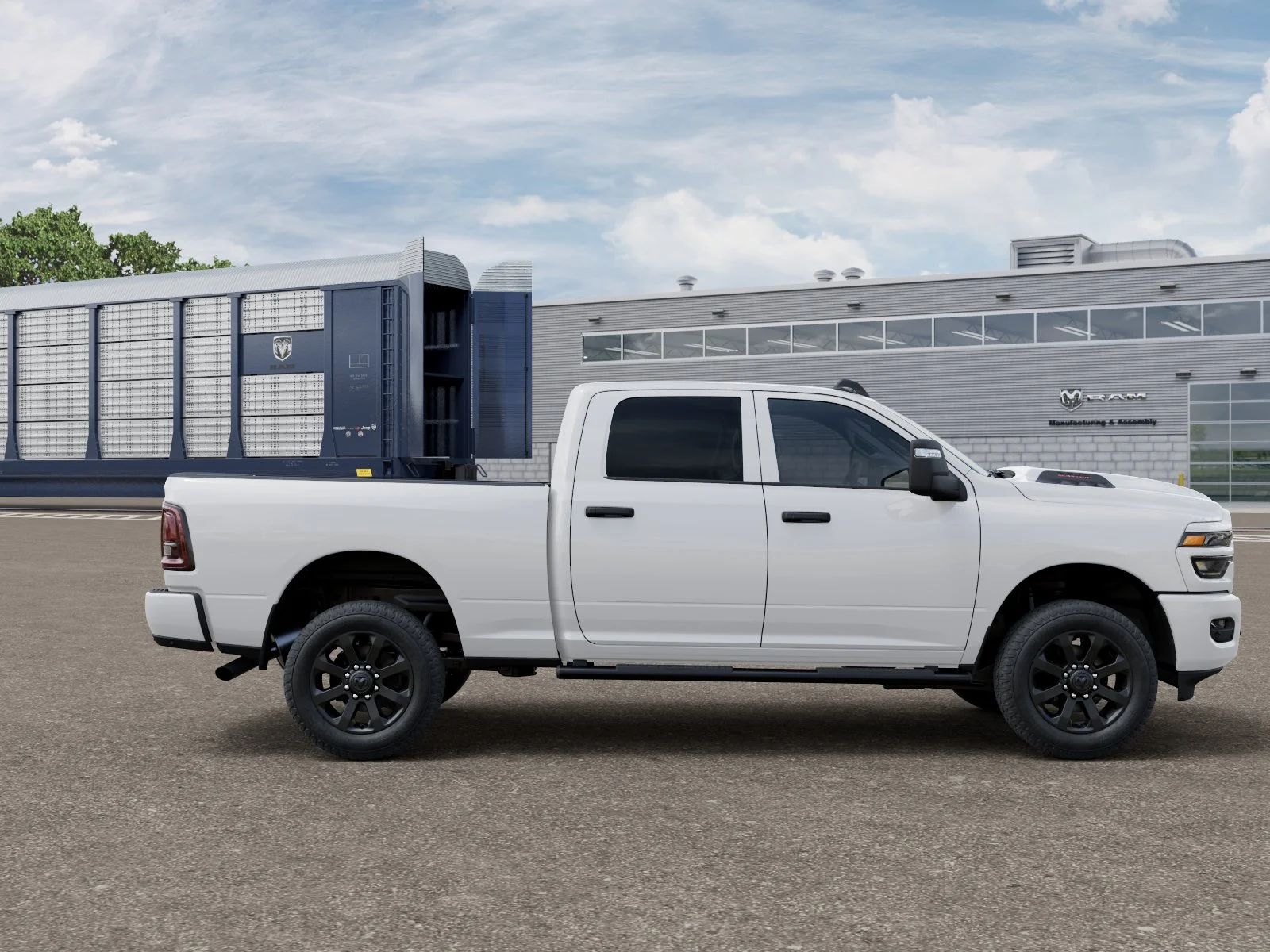 New 2027 Bright White Clear-Coat Exterior Paint RAM Black Express image 12