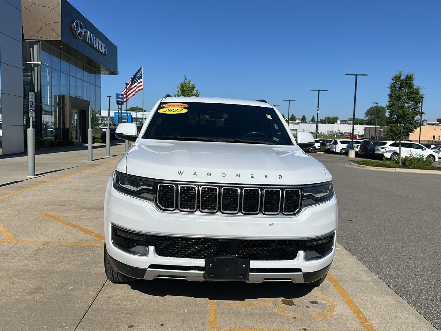 Used 2022 Bright White Clearcoat Jeep Series II image 6