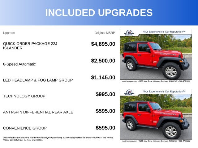 Used 2021 Red Clearcoat Jeep Sport image 3