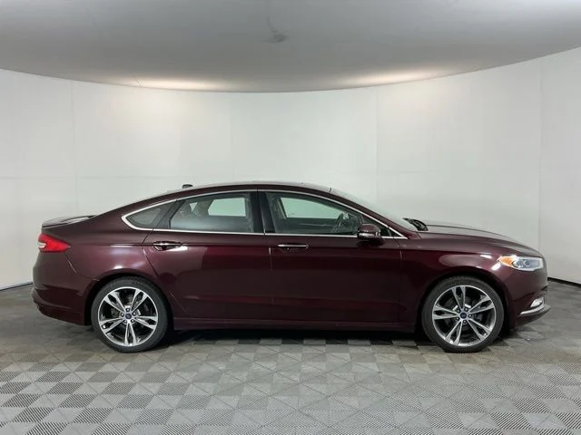 Used 2017 Burgundy Velvet Metallic Tinted Clearcoat Ford Titanium image 4