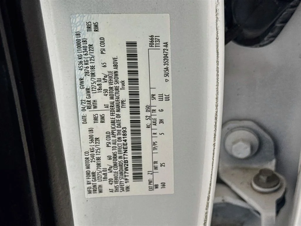 Used 2022 Oxford White Ford XLT image 39