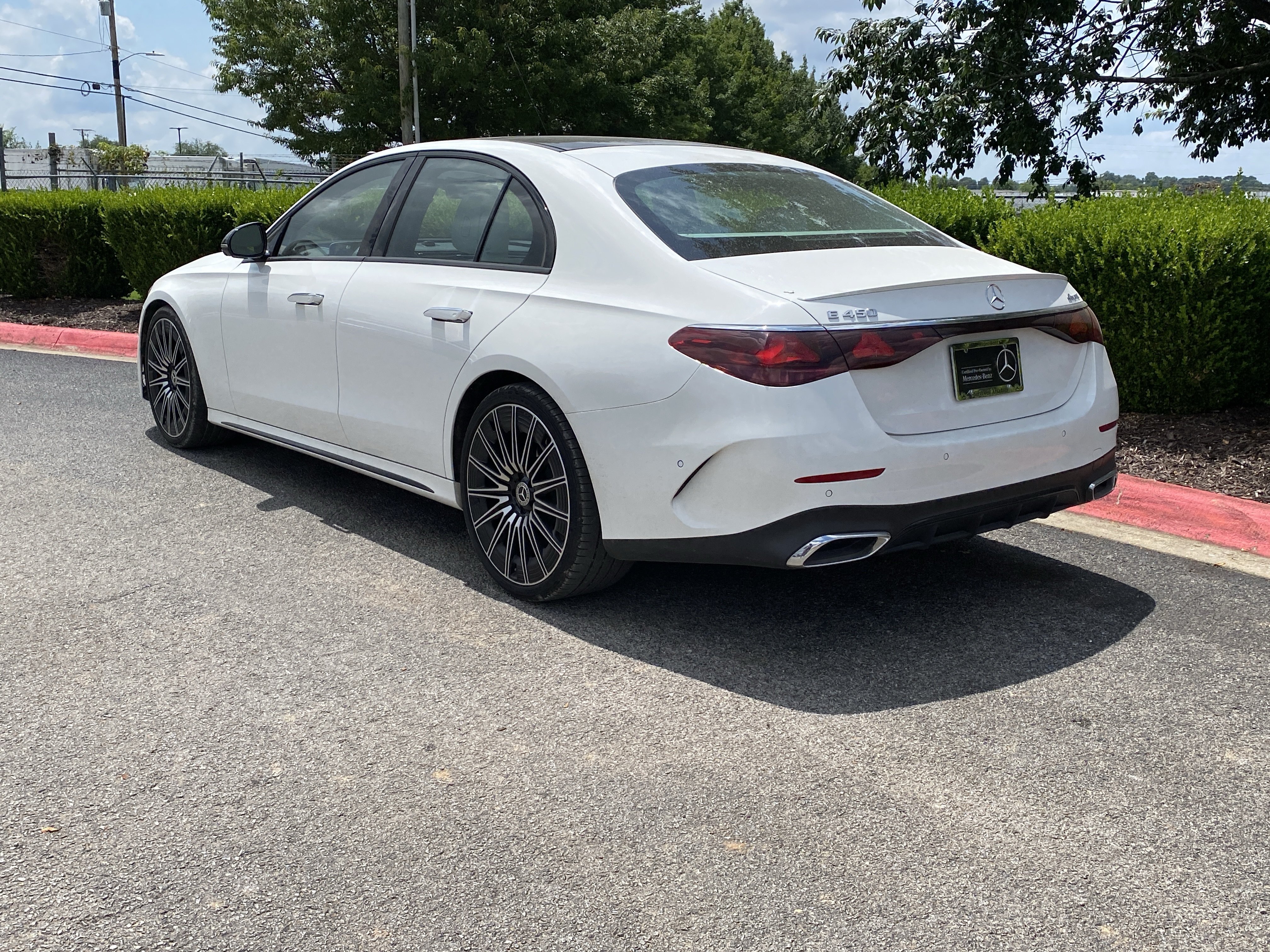 Certified Used 2025 Polar White Mercedes-Benz E 450 image 12