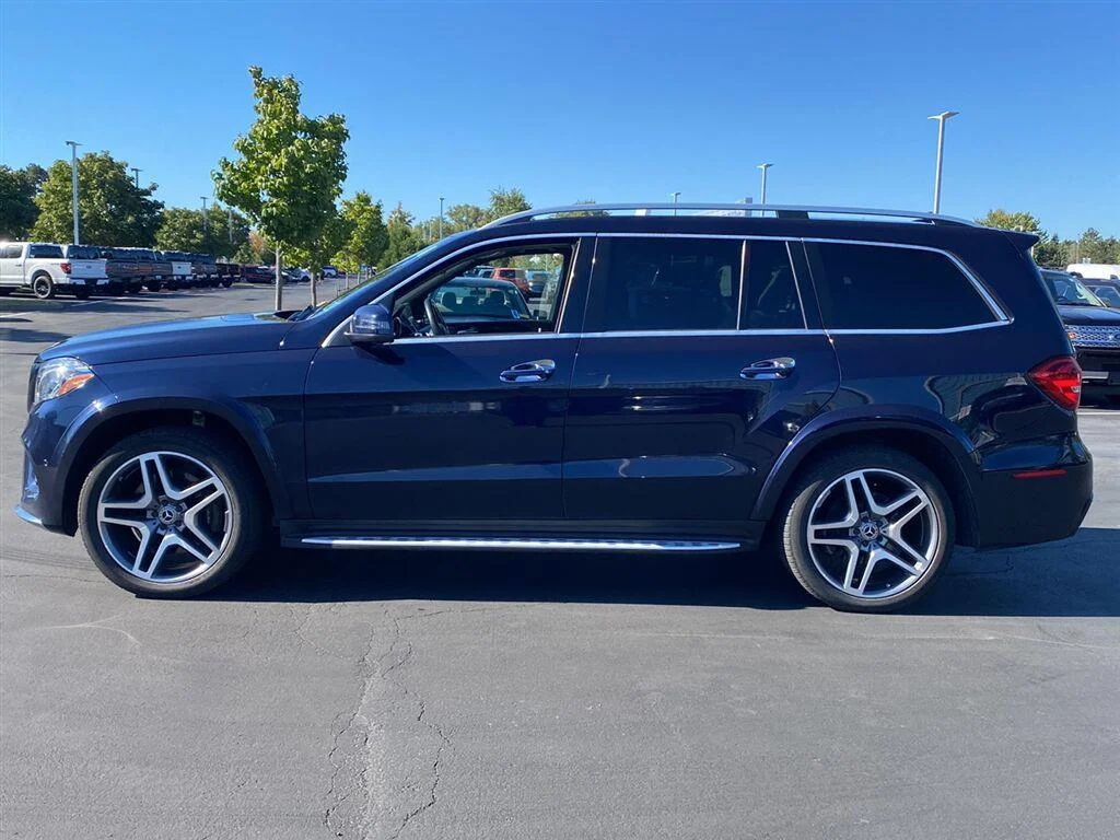 Used 2018 Lunar Blue Metallic Mercedes-Benz GLS 550 image 8