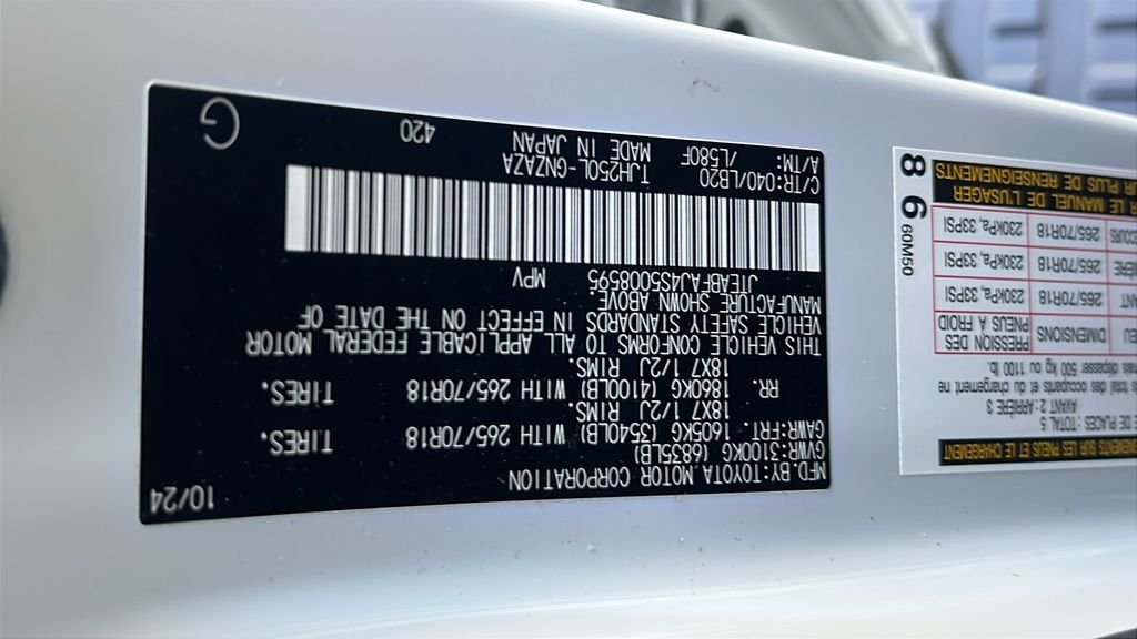 Used 2025 White Toyota Premium image 26