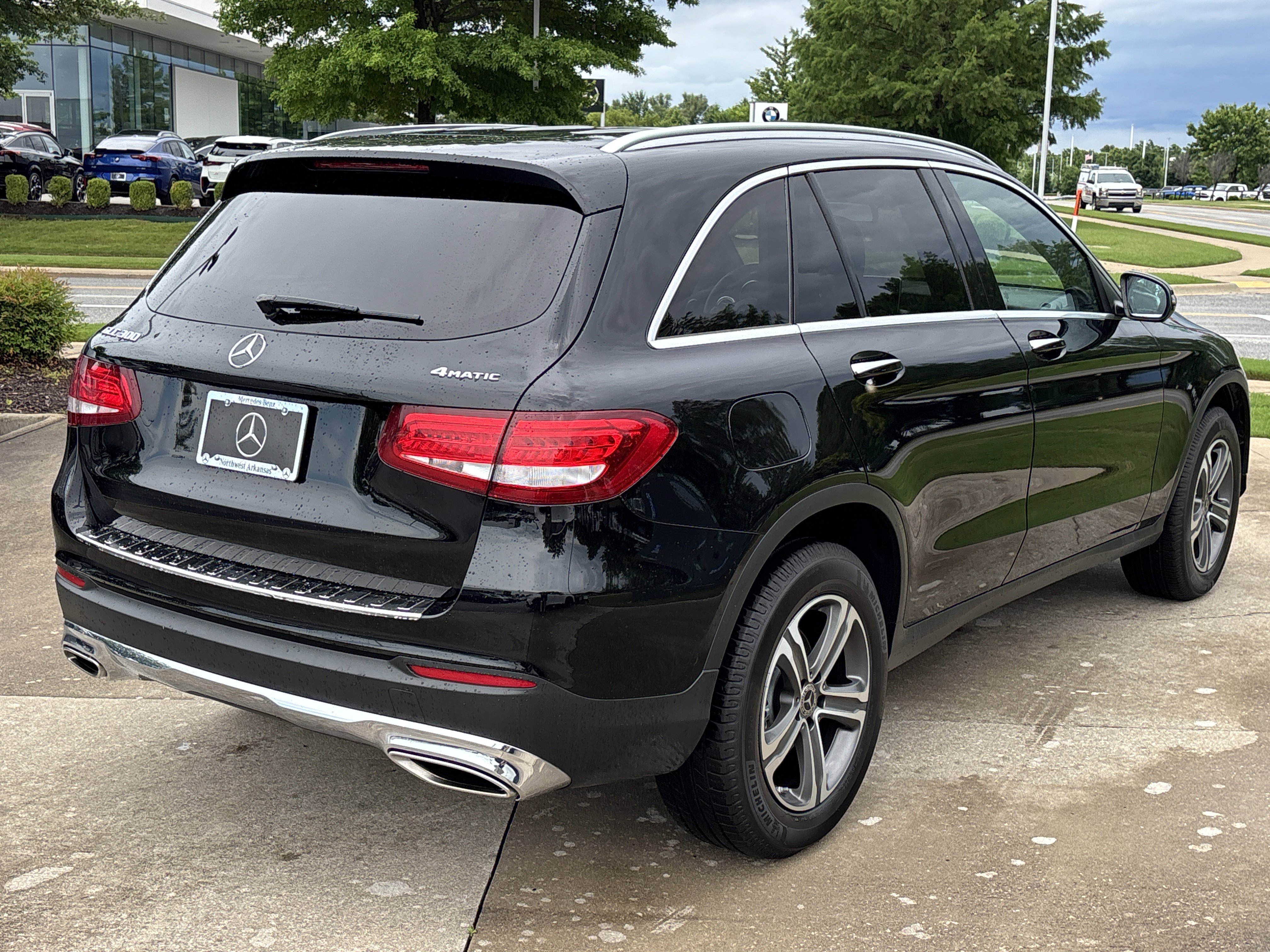 Used 2018 Black Mercedes-Benz GLC 300 4Matic image 3