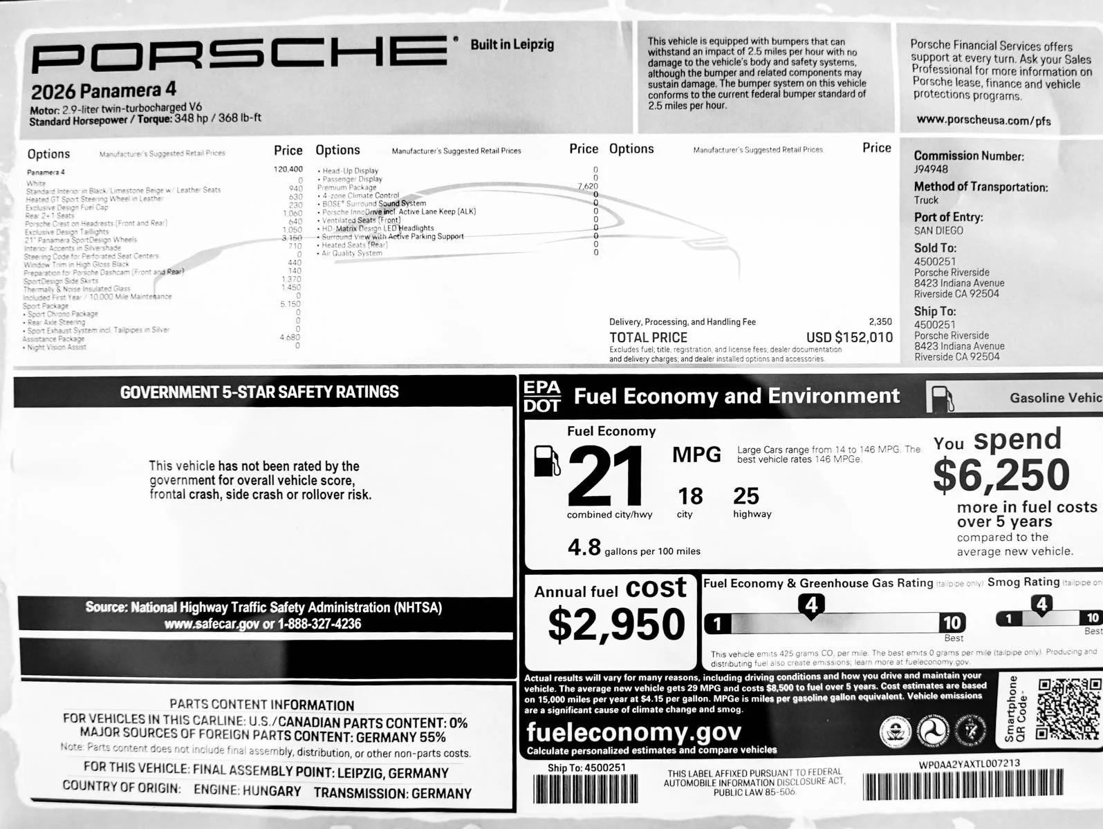 New 2026 White Porsche 4 image 35