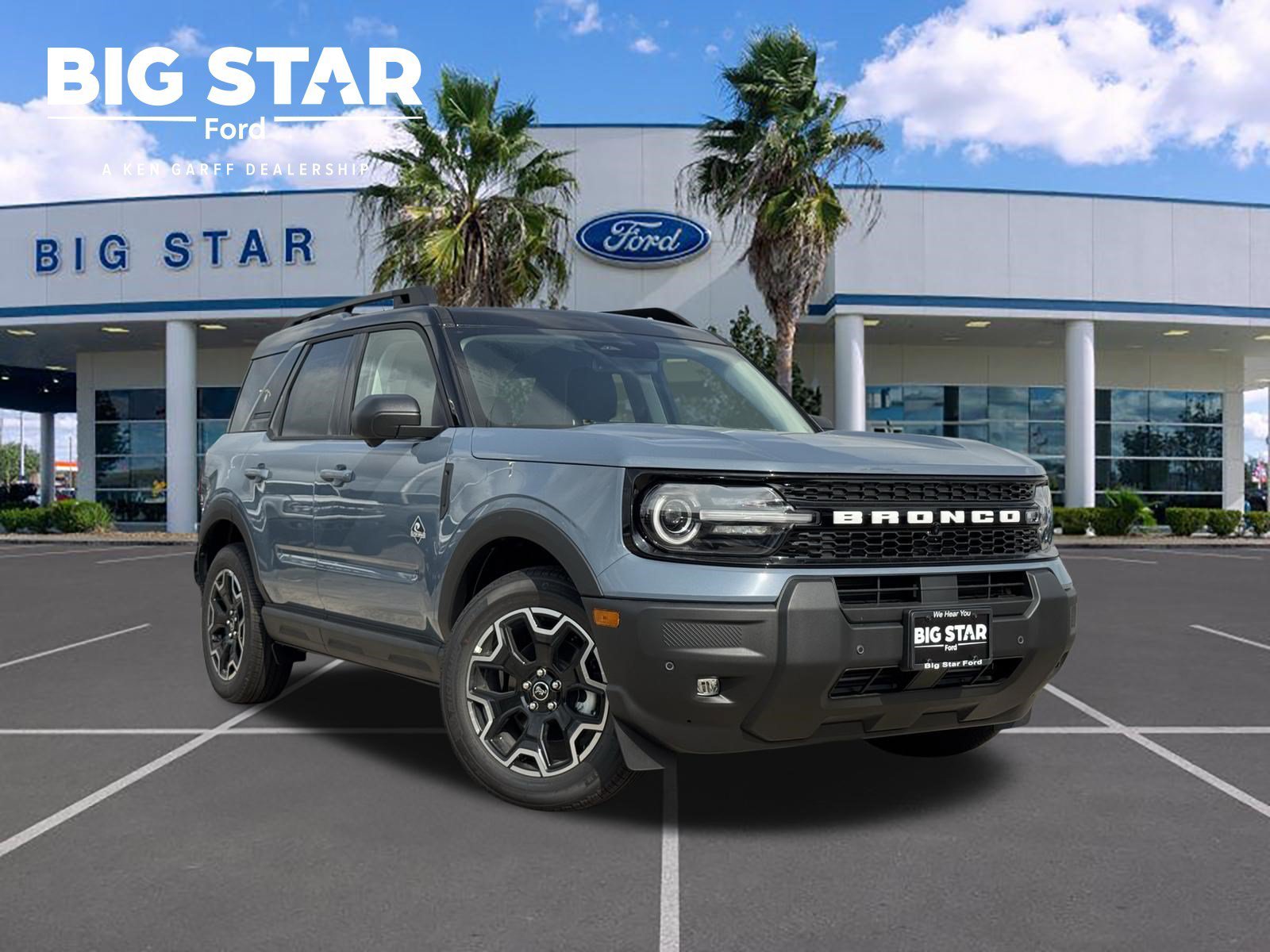 New 2026 Azure Gray Metallic Tri-Coat Ford Outer Banks image 1