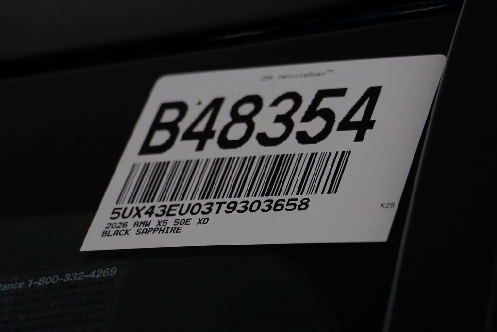 New 2026 Black Sapphire Metallic BMW xDrive50e image 24