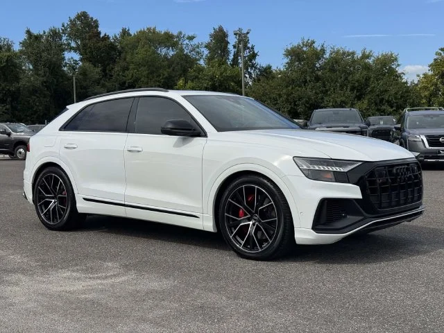 Used 2023 White Audi 4.0T Premium Plus image 12