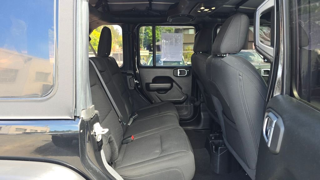 Used 2022 Black Clearcoat Jeep Unlimited Willys image 12