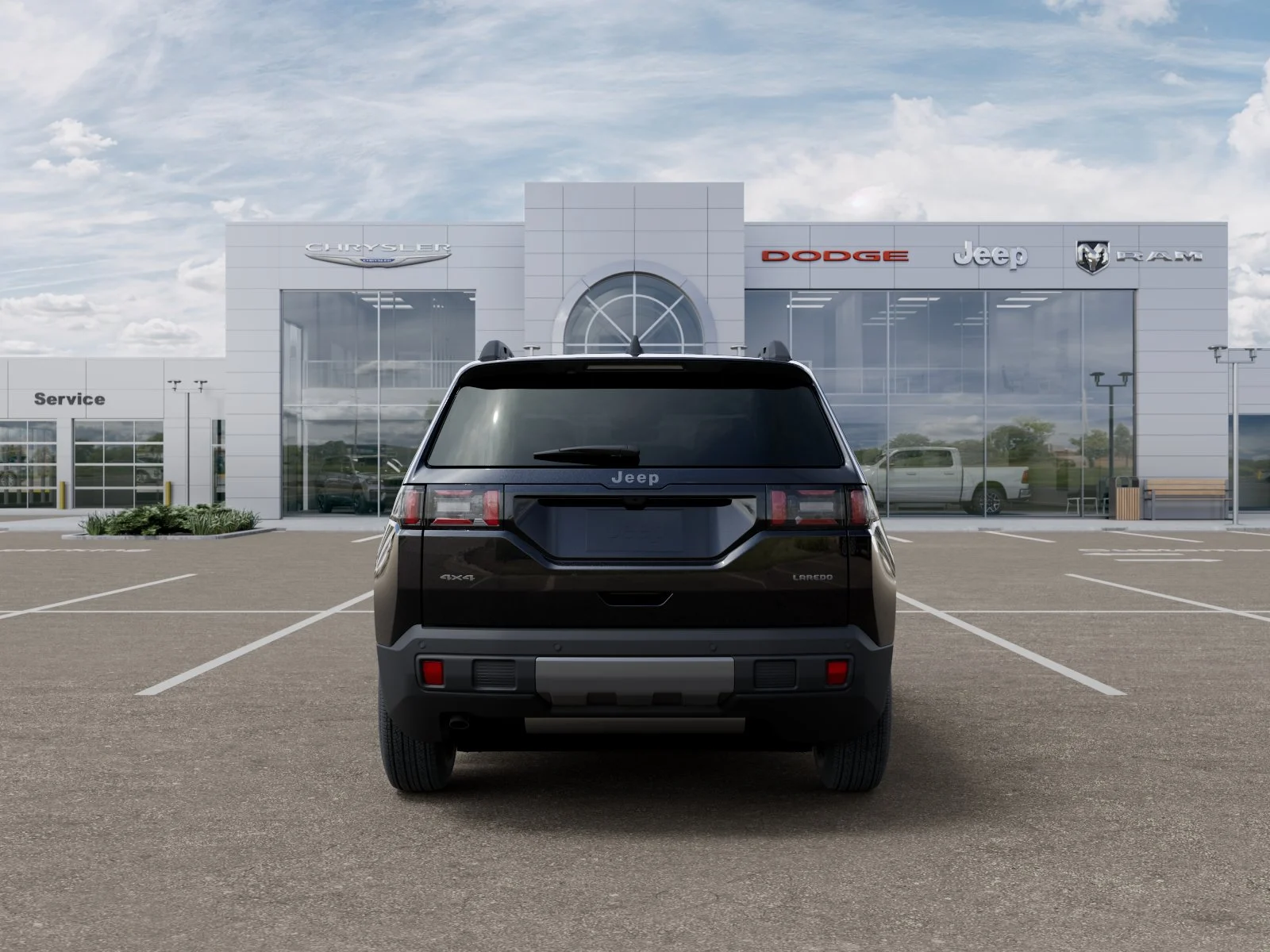 New 2026 Diamond Black Crystal Pearlcoat Jeep Laredo image 28