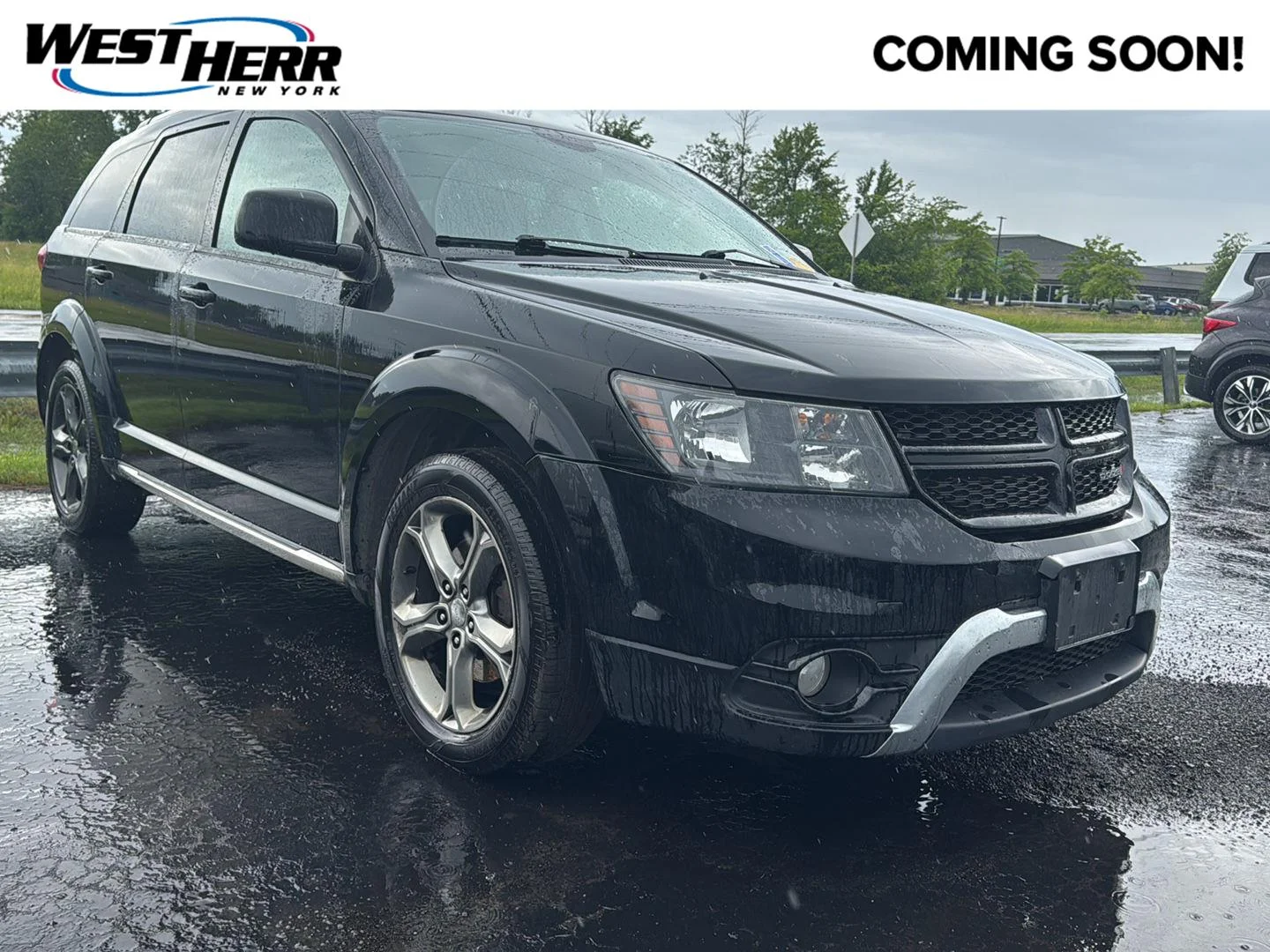 Used 2017 Pitch Black Clearcoat Dodge Crossroad Plus image 1