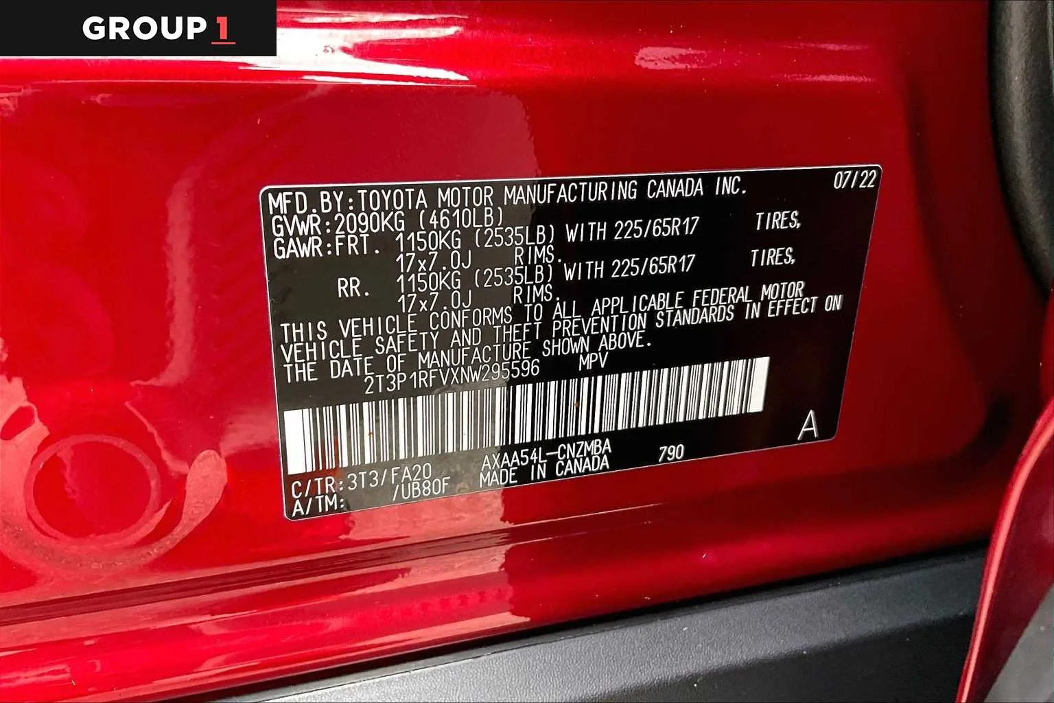 Used 2022 Ruby Flare Pearl Toyota XLE image 37