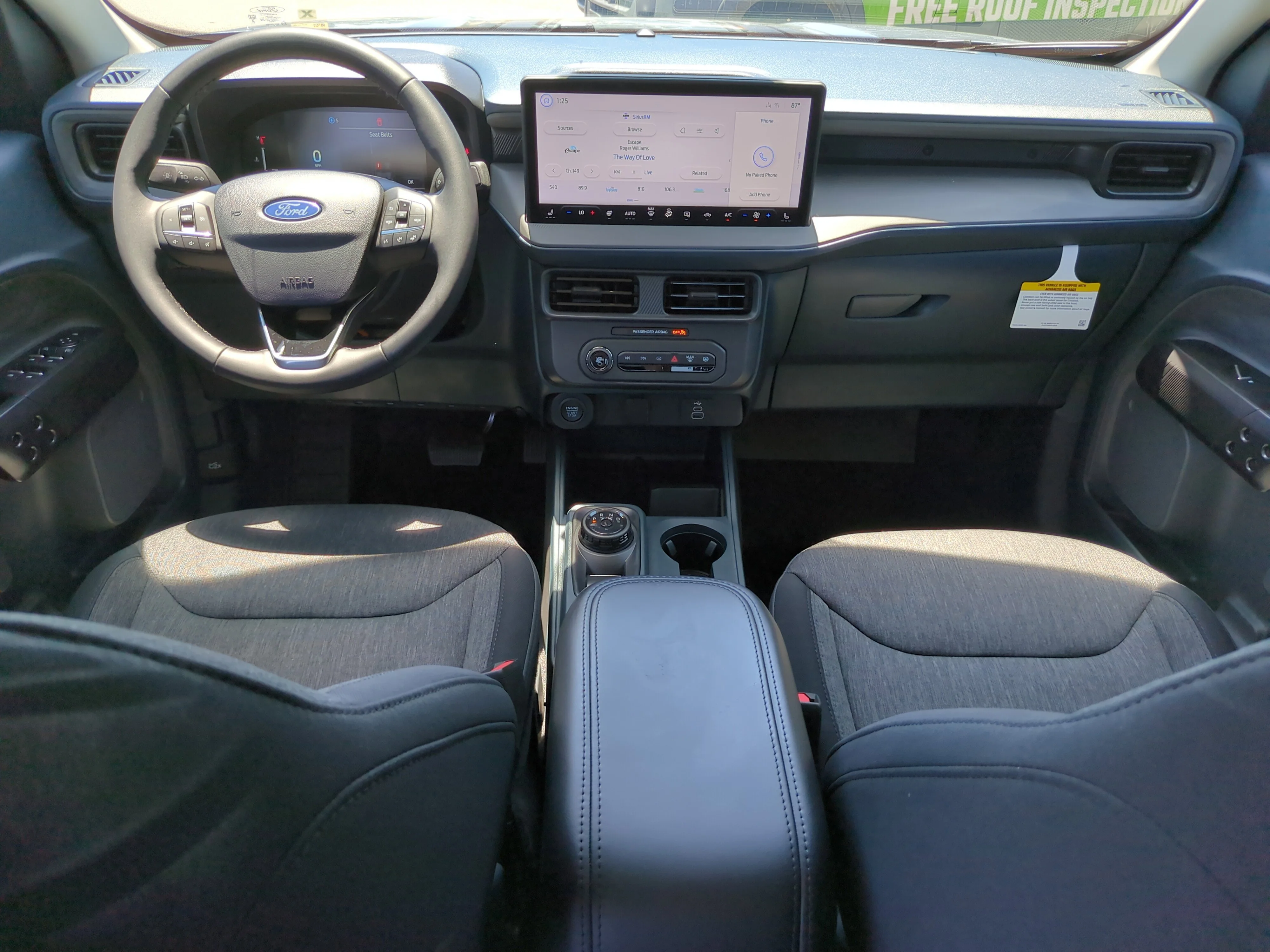 New 2025 Azure Gray Metallic Tri-Coat Ford XLT image 9