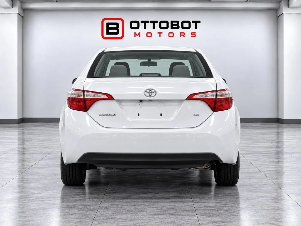 Used 2014 White Toyota LE image 8