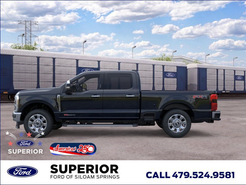 New 2026 Agate Black Metallic Ford LARIAT 4WD image 3