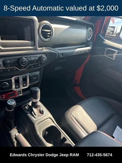 Used 2018 Orange Jeep Rubicon image 2