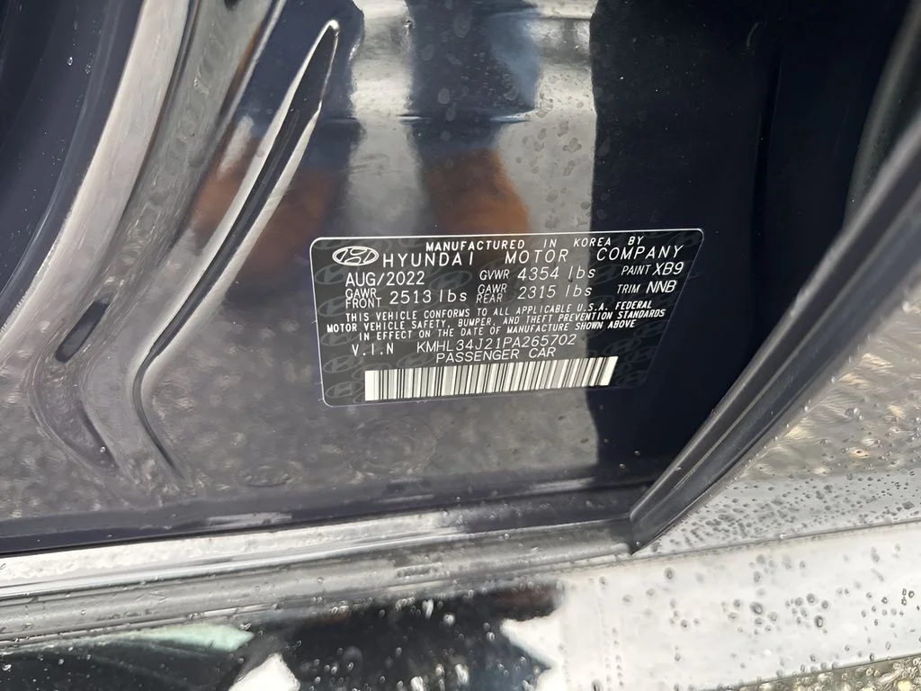 Used 2023 Blue Hyundai Limited image 37