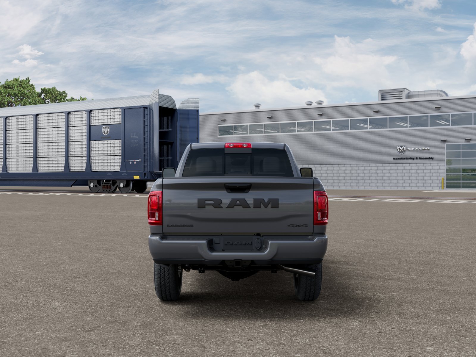 New 2026 Ceramic Gray Clear-Coat Exterior Paint RAM LARAMIE image 7