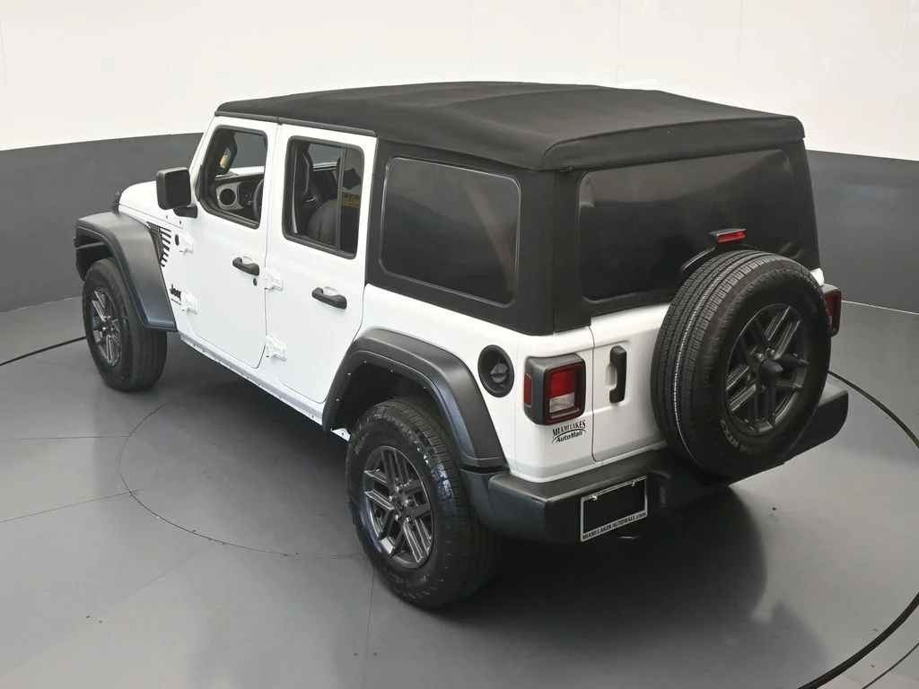 Used 2024 Bright White Clearcoat Jeep Sport S image 44