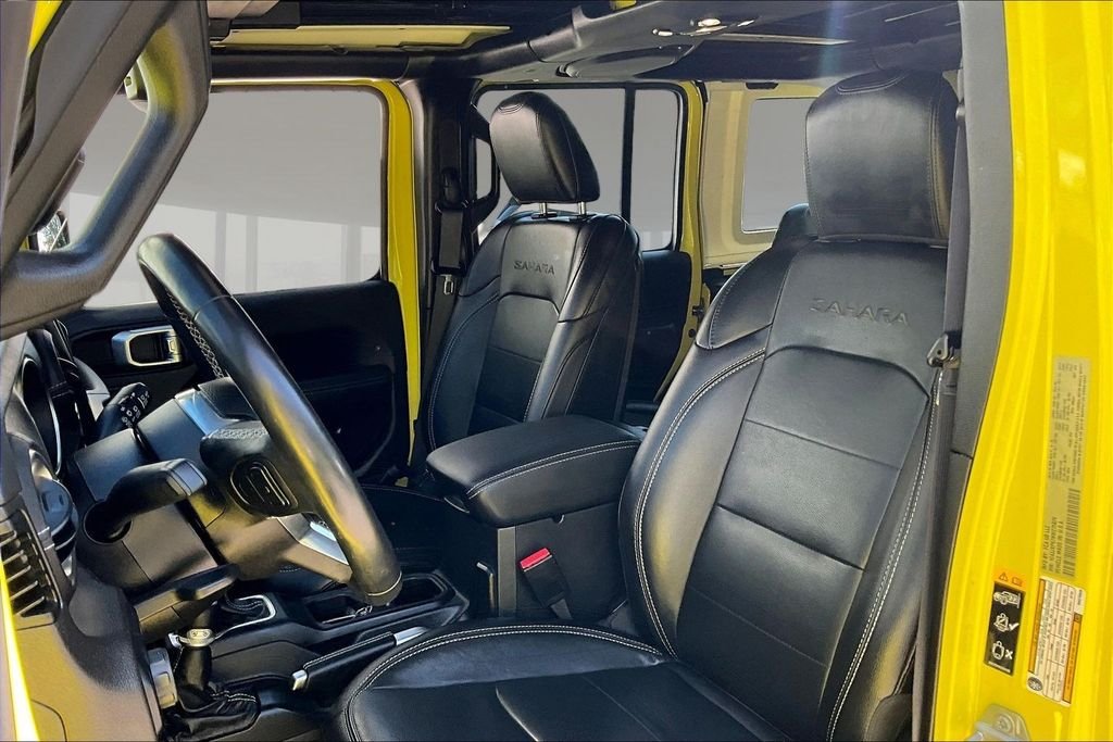 Used 2022 High Velocity Clearcoat Jeep Unlimited Sahara 4xe image 20