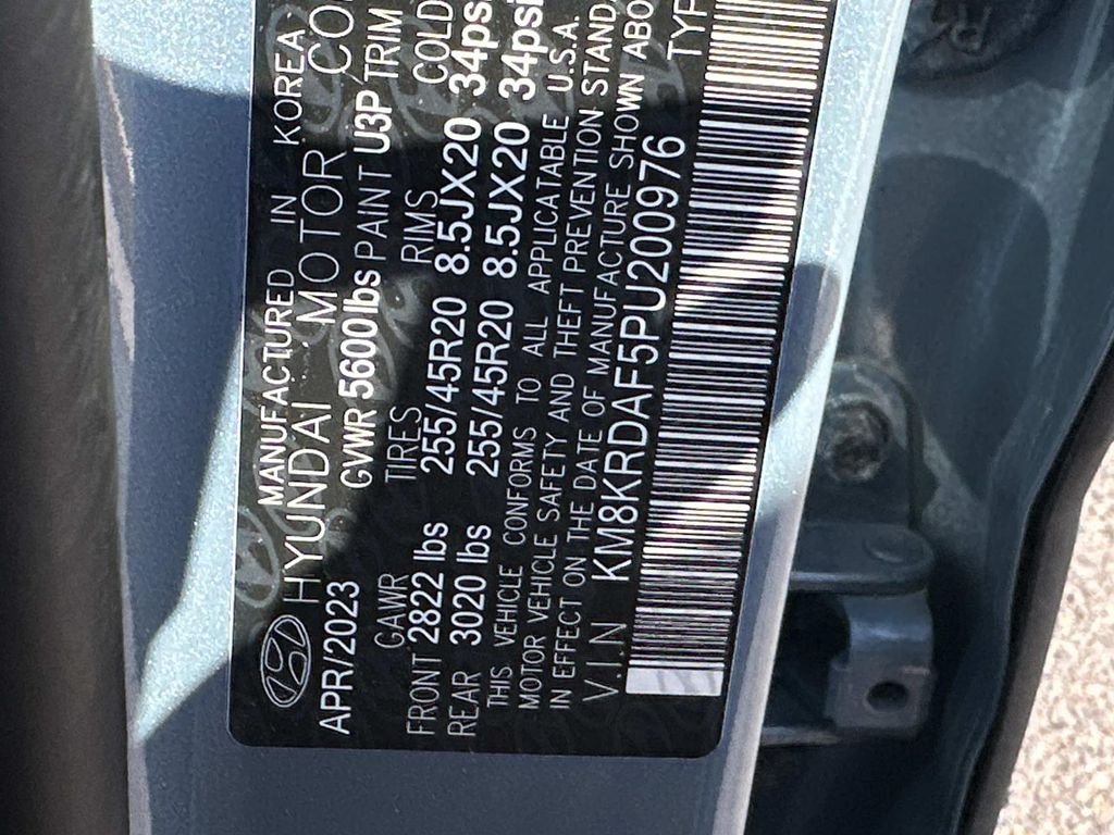 Used 2023 Blue Hyundai Limited image 31