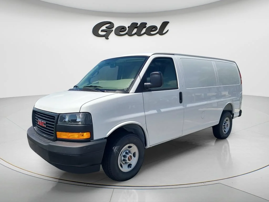 New 2026 Summit White GMC Work Van image 1