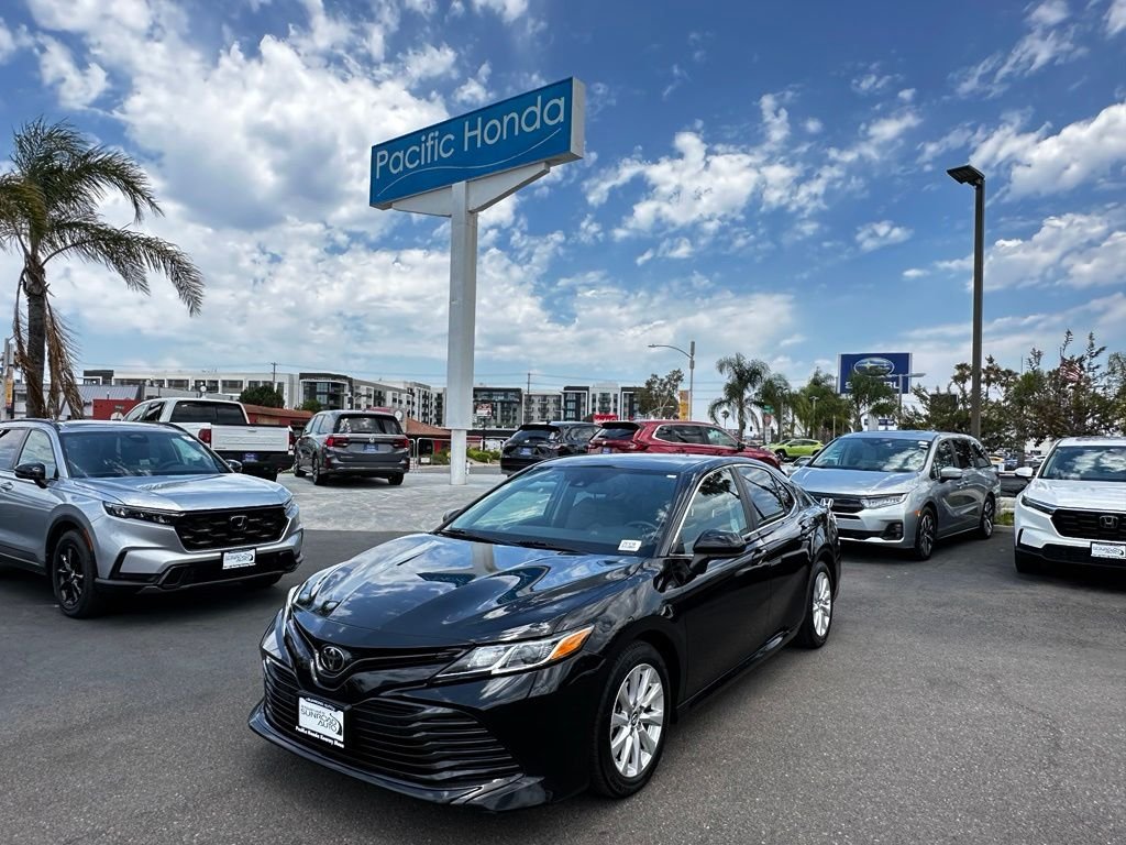 Used 2019 Black Toyota LE image 2