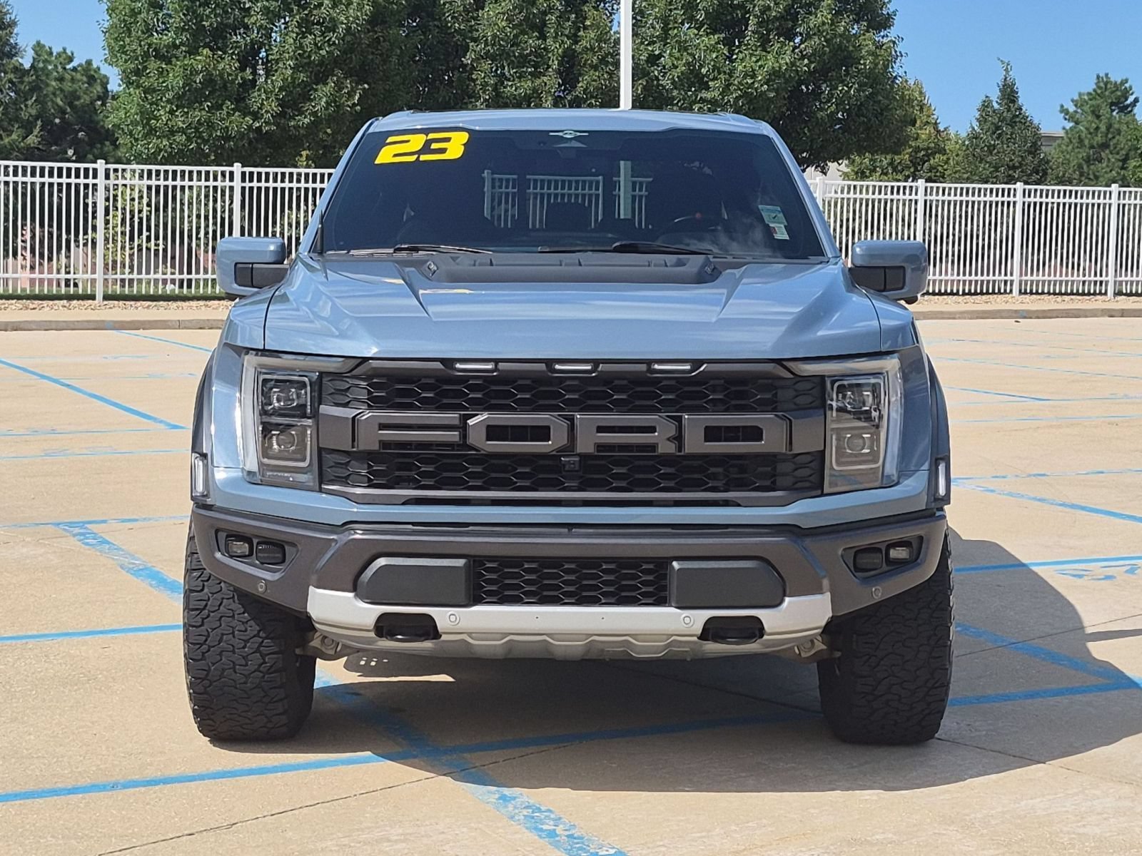 Used 2023 Azure Gray Metallic Ford Raptor 4WD image 3
