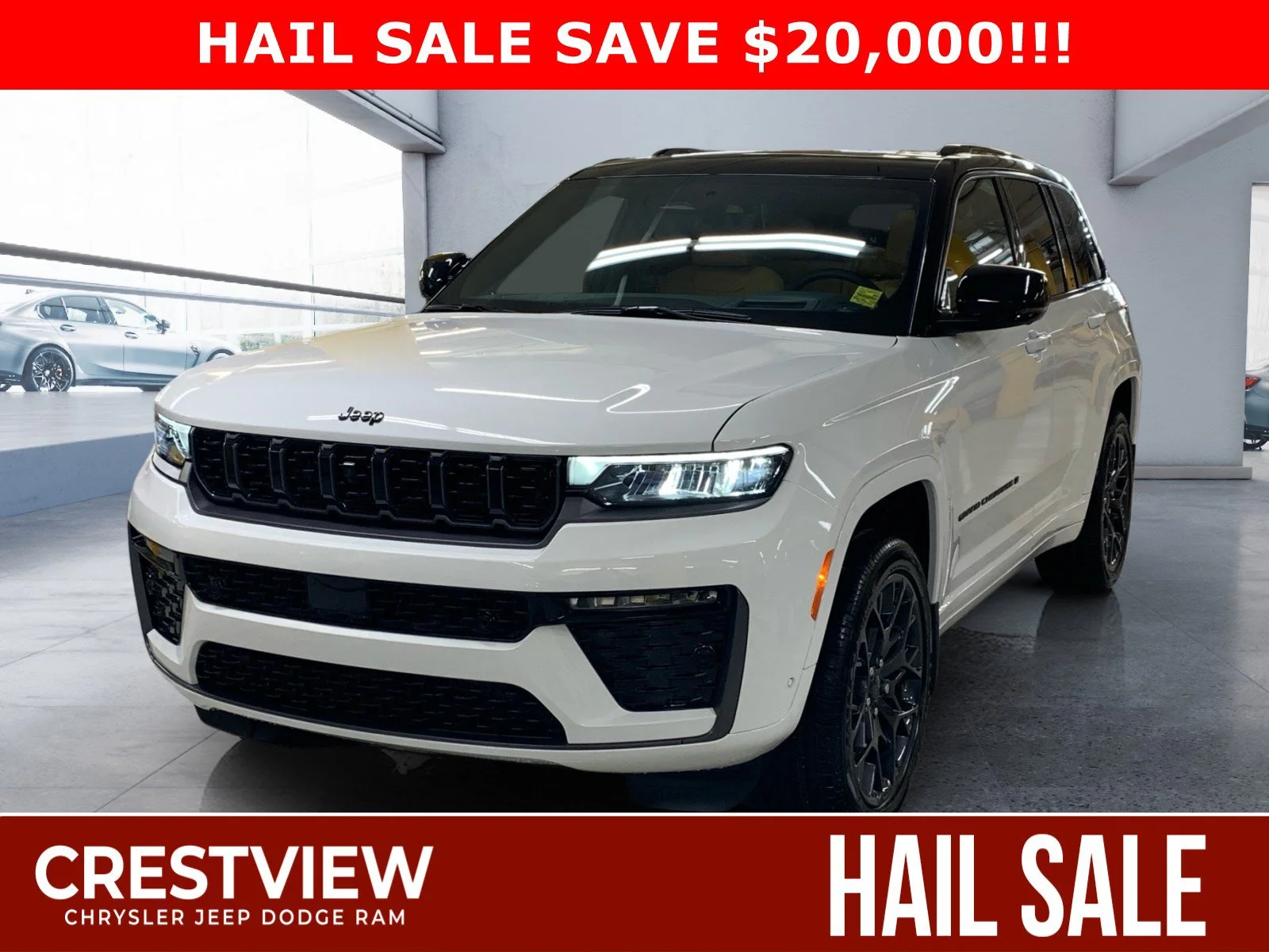 New 2026 Bright White Jeep Summit image 1