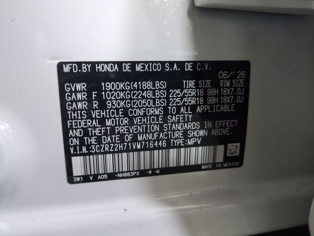 New 2027 Platinum White Pearl Honda EX-L image 29