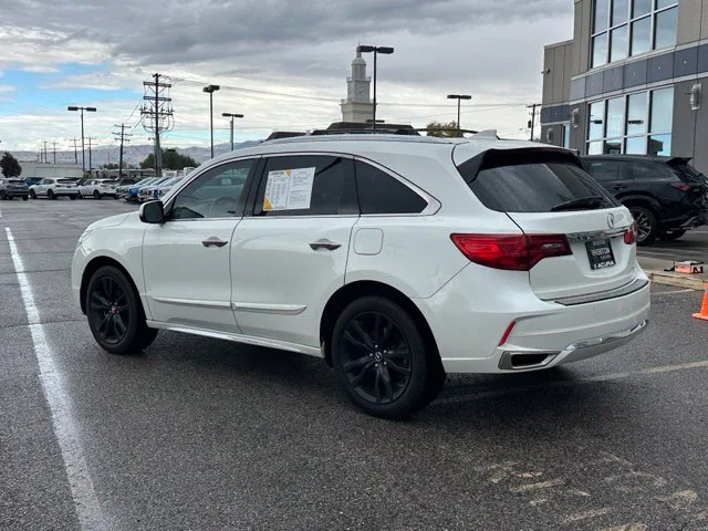 Certified Used 2019 White Diamond Pearl Acura 3.5L Advance Package image 11