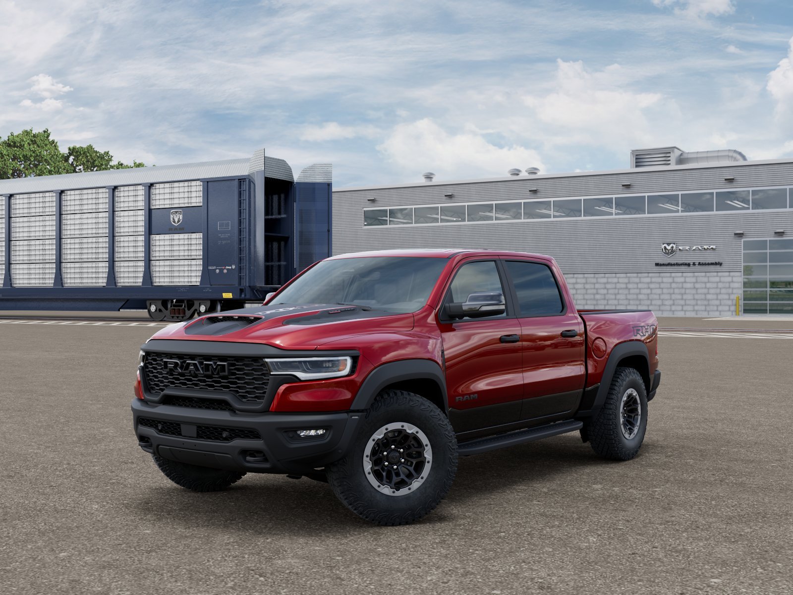 New 2026 Molten Red Pearl-Coat Exterior Paint RAM RHO image 2