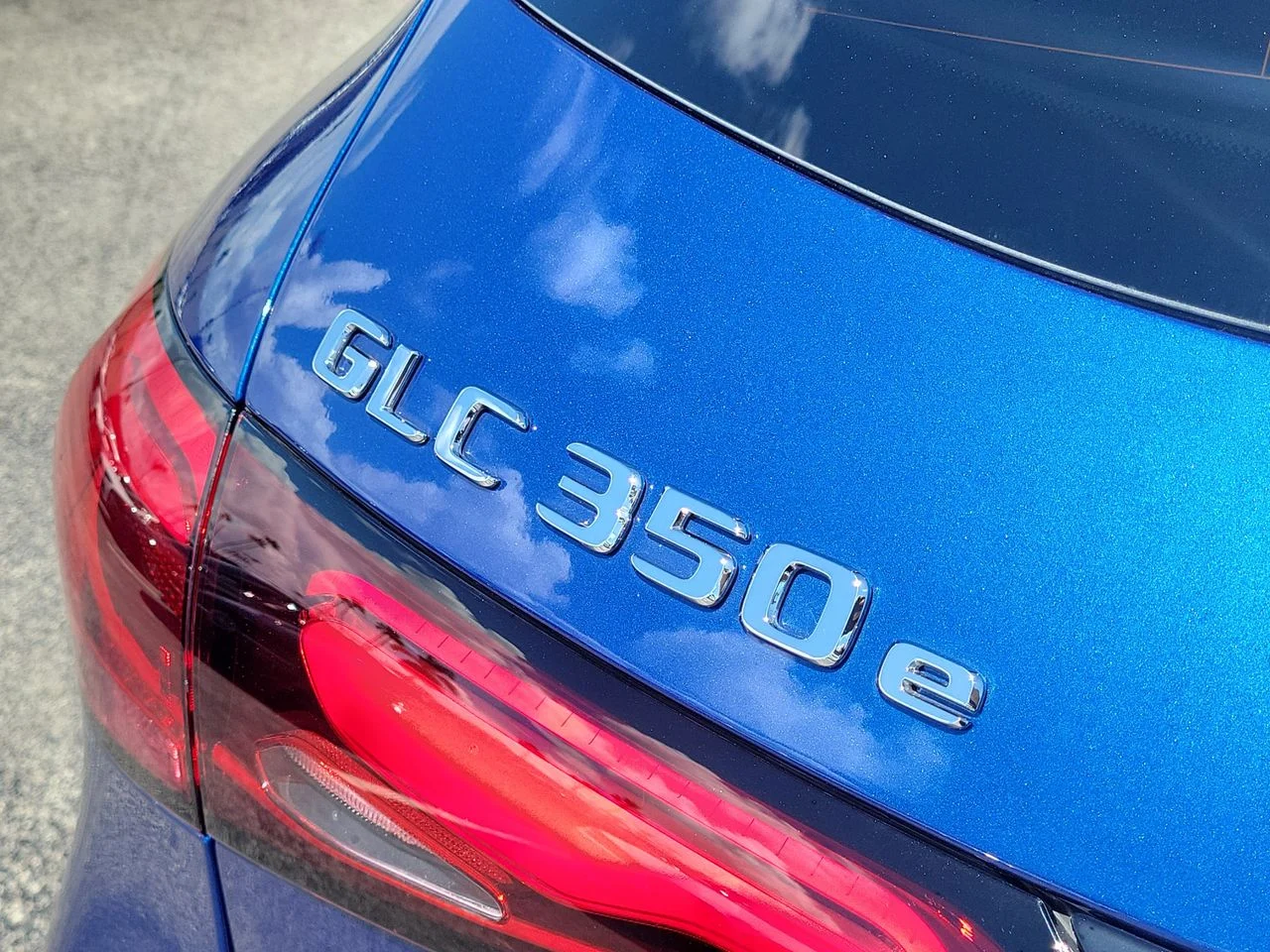 Certified Used 2025 Blue Mercedes-Benz GLC 350e image 8